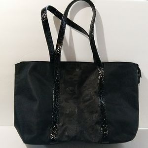 Coach print tote bag